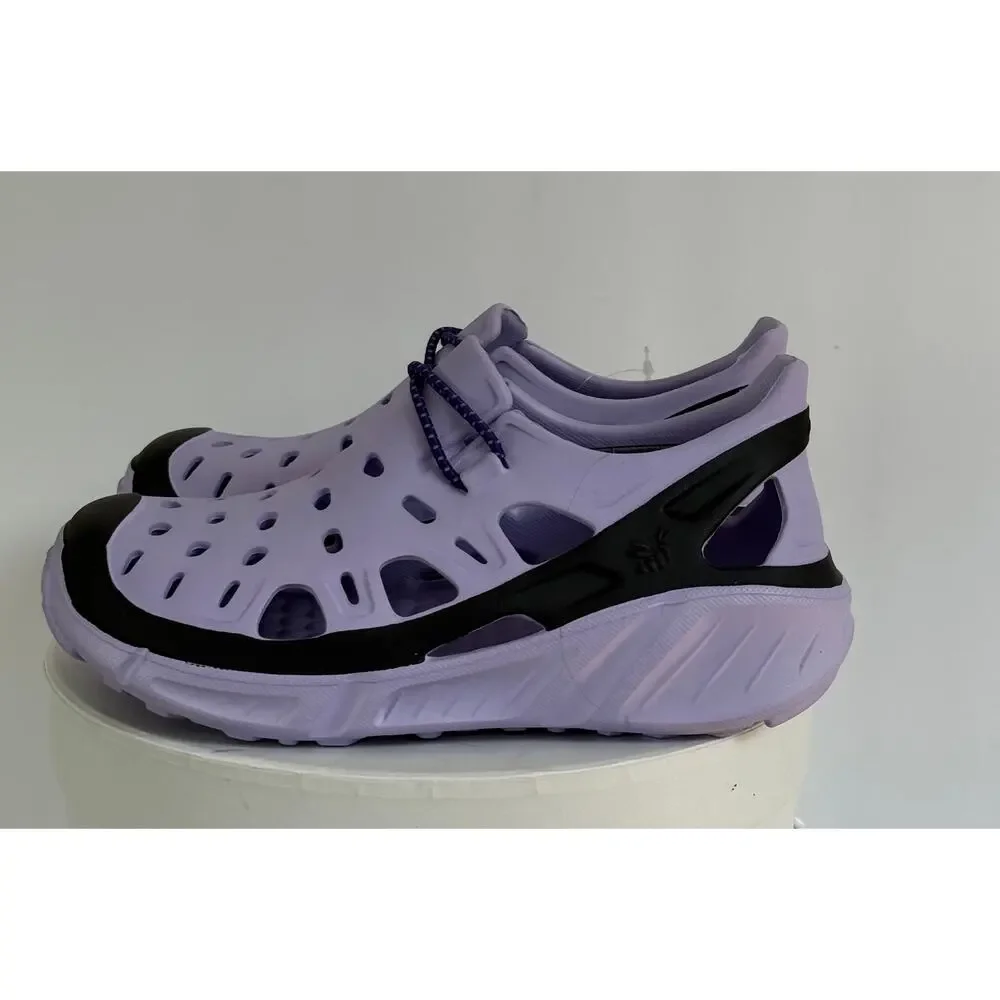 Joybees Kids Trekking Shoe Slip On EVA Water Sneaker Lilac Black Sz C12  NWT